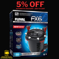 Fluval FX6 High Performance Canister Filter   Up to 400 US Gal Authorized Seller