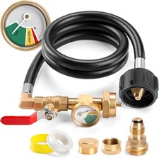 Propane Refill Adapter Hose 3 FT Upgraded Propane Refill Adapter for 1 lb. Ta...
