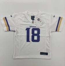 NWT Minnesota Vikings Justin Jefferson Nike NFL Jersey Youth S M L White