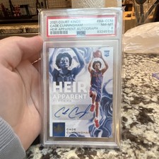 2021-22 Panini Court Kings Cade Cunningham Autograph #HA-CCM /125 PSA 8