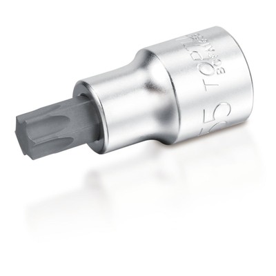 Steckschlüsseleinsatz mit Bohrung 1/4 zoll TORX TOPTUL BCFA0835