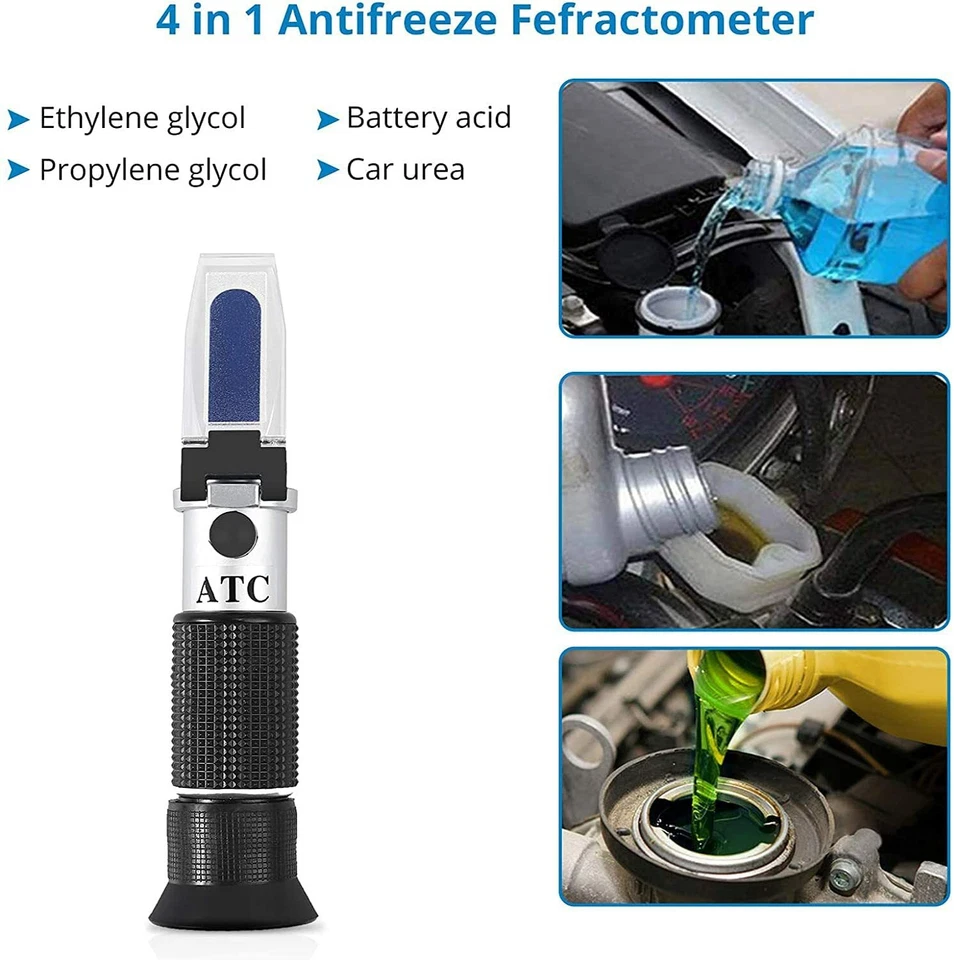 ATC Glycol Refractometer for Car Antifreeze Engine Coolant Freezing Point Tester - Bild 3 von 4