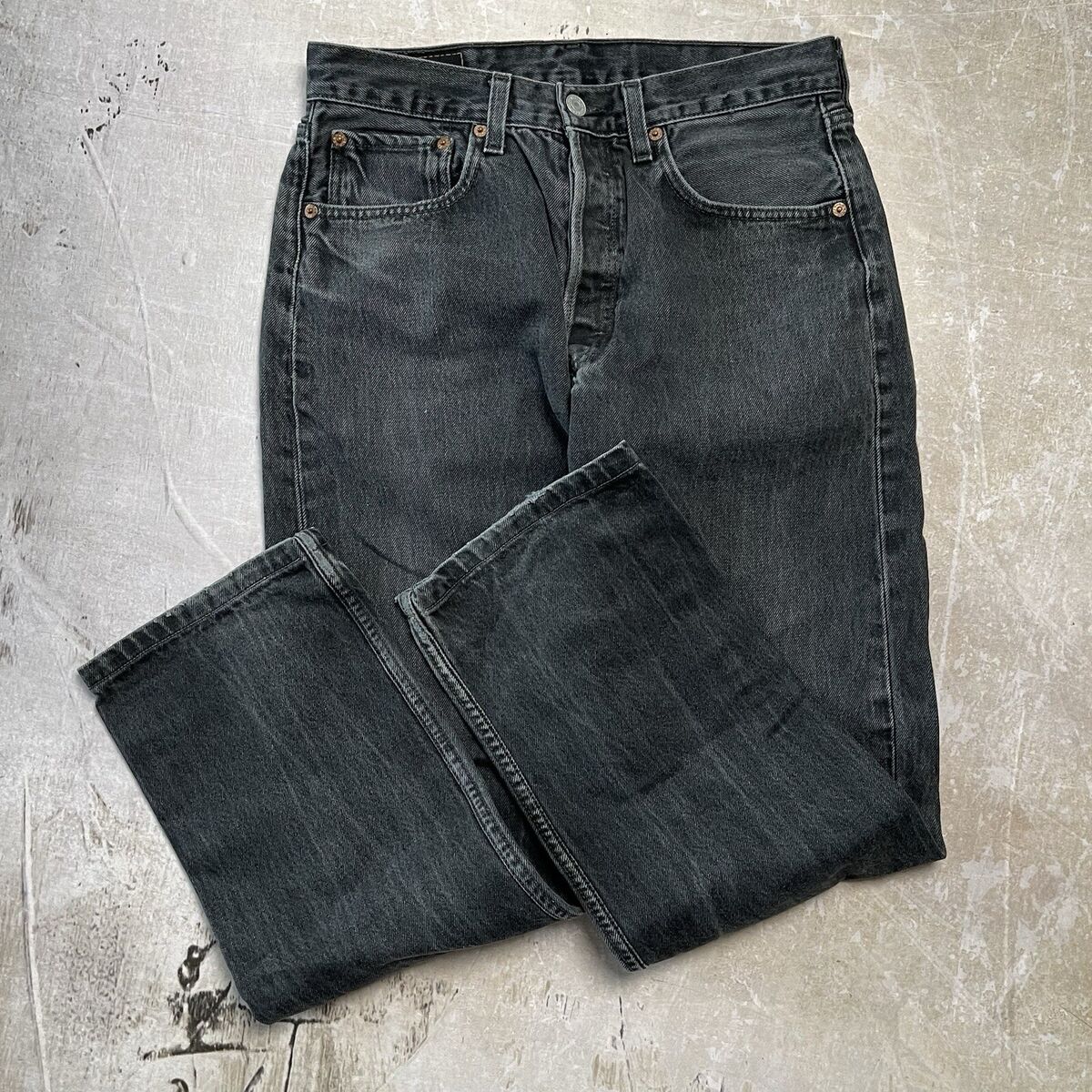 Vintage 90s Levi's 501-0660 Black Denim Jeans Made in USA Vintage 90s Levi's 501-0660 Black Denim Jeans Made in USA