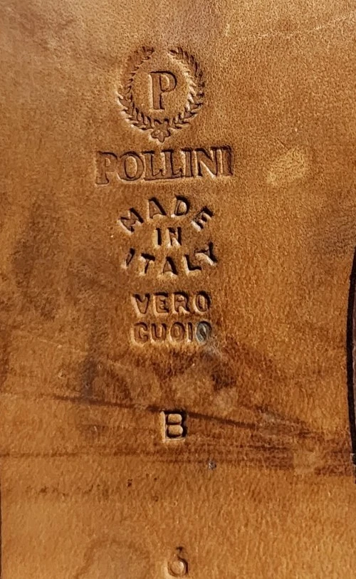 Pollini Leather Riding Boot Womens 6B Vero Cuoio Calf Boot Italian Made Vintage - Image 2 of 4