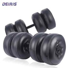 1-35 KG Water Filled Travel Dumbbell Sets Home Gym Training Portable Fitness