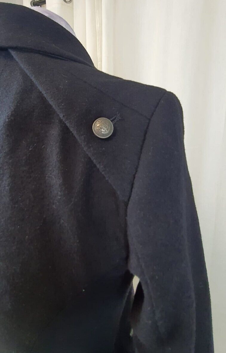 Suprerdry Military Double Breasted Pea Coat Size XS RRP £80.49 LN036 BB 09 image 7