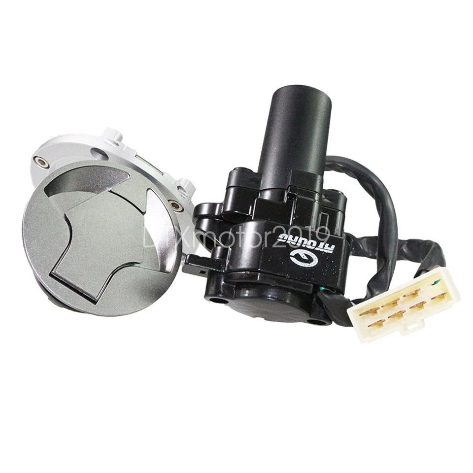 Ignition Switch Fuel Gas Cap Seat Lock For Kawasaki Ninja 250R 2008-2012 2010 - Image 3 of 4