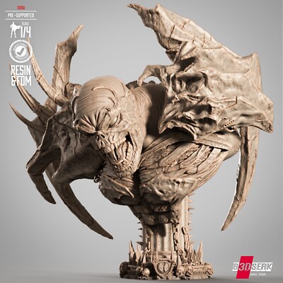 3D gedruckt 16K B3DSERK - Curse of Spawn Portrait Büste Fan Made 1/4 Scale