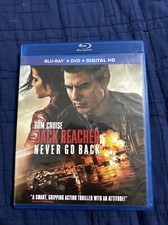Jack Reacher: Never Go Back Blu-ray, DVD, 2016 