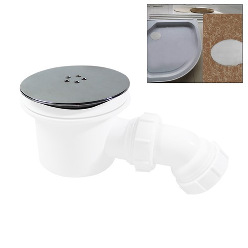 Replacement Chrome Cap/Cover For, 90mm High Flow, Shower Tray Waste, Drain - Picture 16 of 19