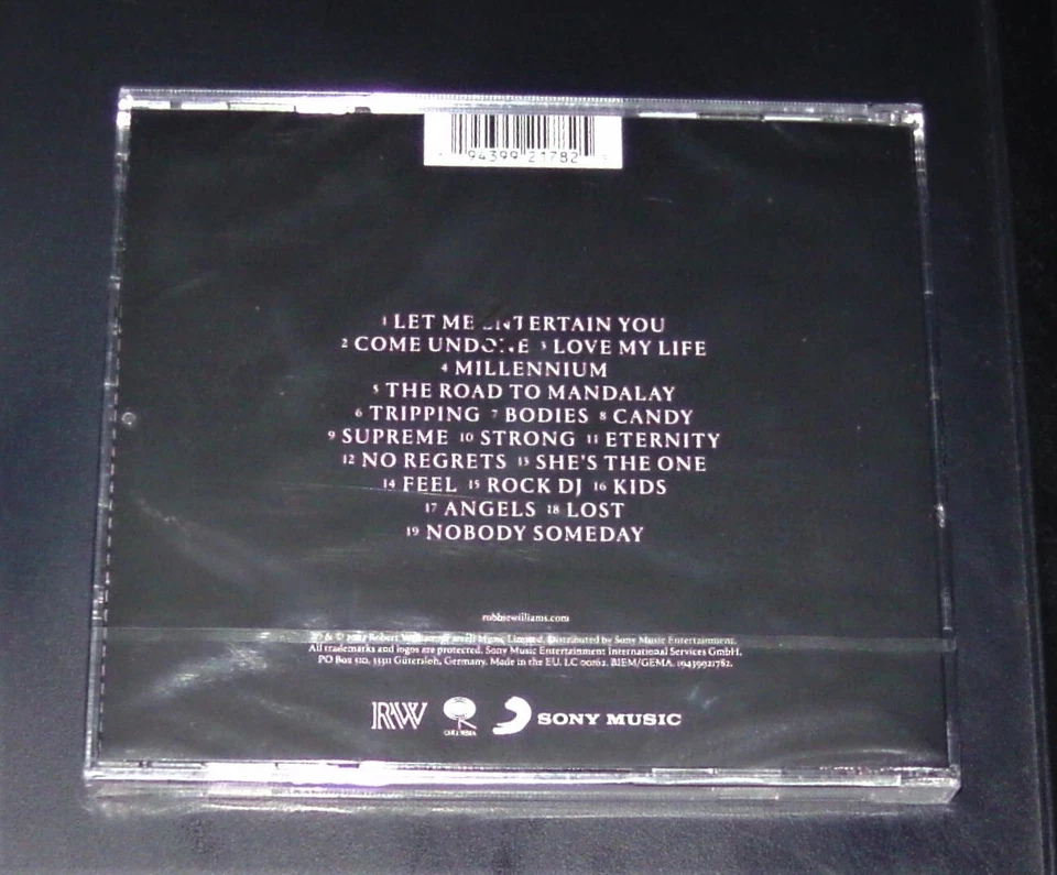 ROBBIE WILLIAMS XXV CD SCHNELLER VERSAND NEU & OVP - Bild 2 von 2