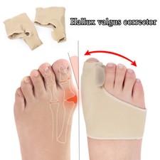 1 Pair Big Toe Bunion Corrector Splint Straightener Hallux Valgus Pain Relief