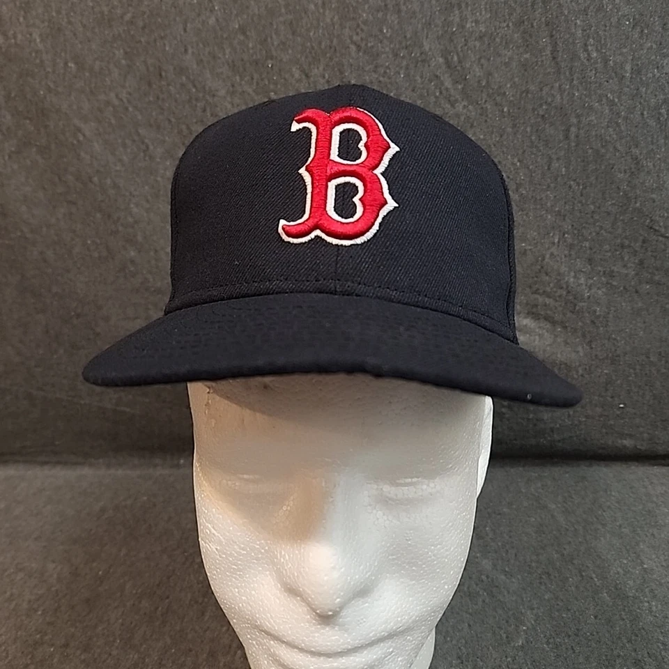 Gorra de béisbol New Era para niños talla 6 3/8 azul Boston Red Sox ajustada 59Fifty Foto 2 de 4