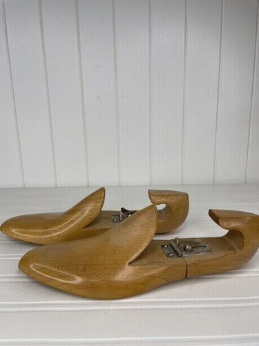 Vintage D. MACKAY Wooden Adjustable Shoe Trees Pair - Size 7C | eBay