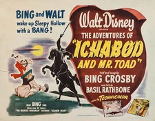 1949 Walt Disney The Adventures Of Ichabod & Mr. Toad Headless Horseman 🎃🐴🎃