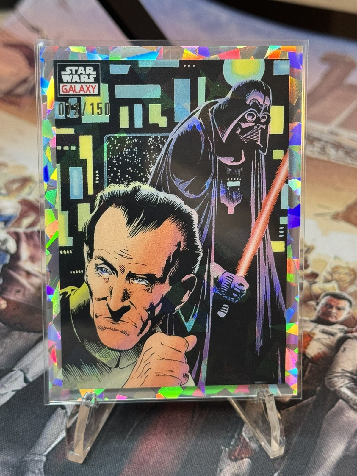 2023 Star Wars Galaxy Chrome ATOMIC #16 Imperial Agents of Evil /150 Darth Vader