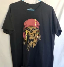 Brisco Brands Sz Lrg Pirate Captain Humanoid Alien Vector Graphic Unisex T Shirt