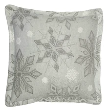 Balsam Fir Filled Pillow Snowflakes white 6"  Christmas tree sachet potpourri