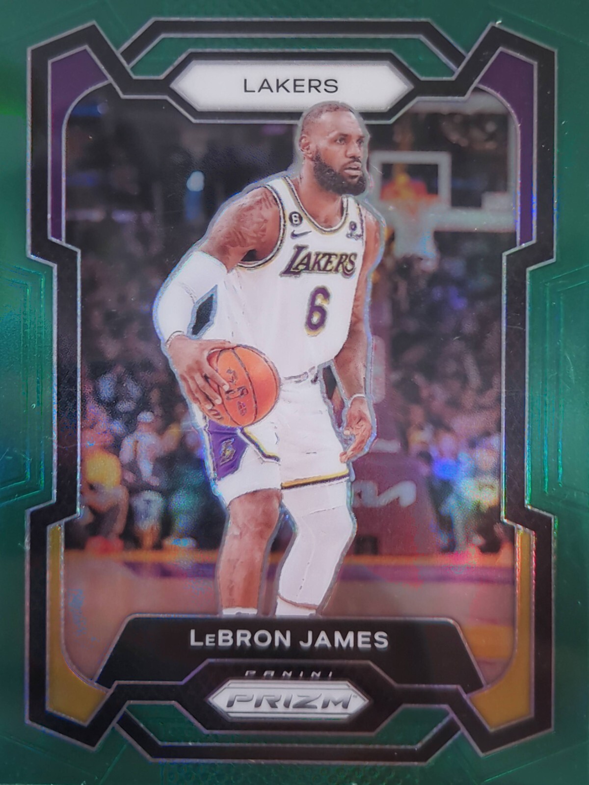 2023-24 Prizm #63 Lebron James -Green Prizm