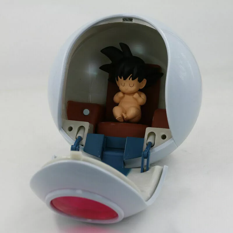 Dragon Ball Baby Son Goku figura muñeca cápsula espacial modelo dirigible figura de acción capsule training Dragon Ball Baby Son Goku figura muñeca cápsula espacial modelo dirigible figura de acción
