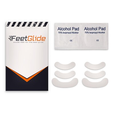 FeetGlide Skates for SteelSeries Sensei/RAW/Xai Replacement Mouse Feet PTFE