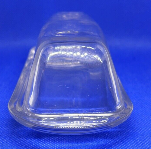 Glass Butter Dish with Lid Stylish Serveware for Fresh Butter Preowned - Picture 3 of 9