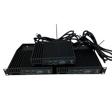 Lot of 3 Stewart Model 20050 4ohm 40W x 2 Professional Amplifiers Rack Mountable