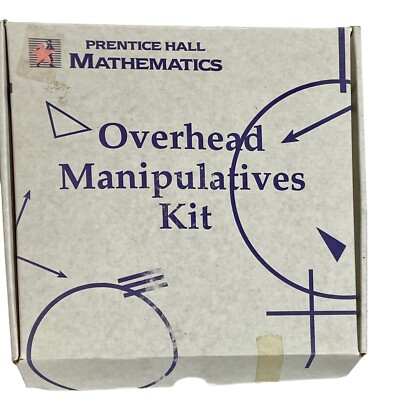 Prentice Hall Mathematics Overhead Manipulatives Kit new Open Box