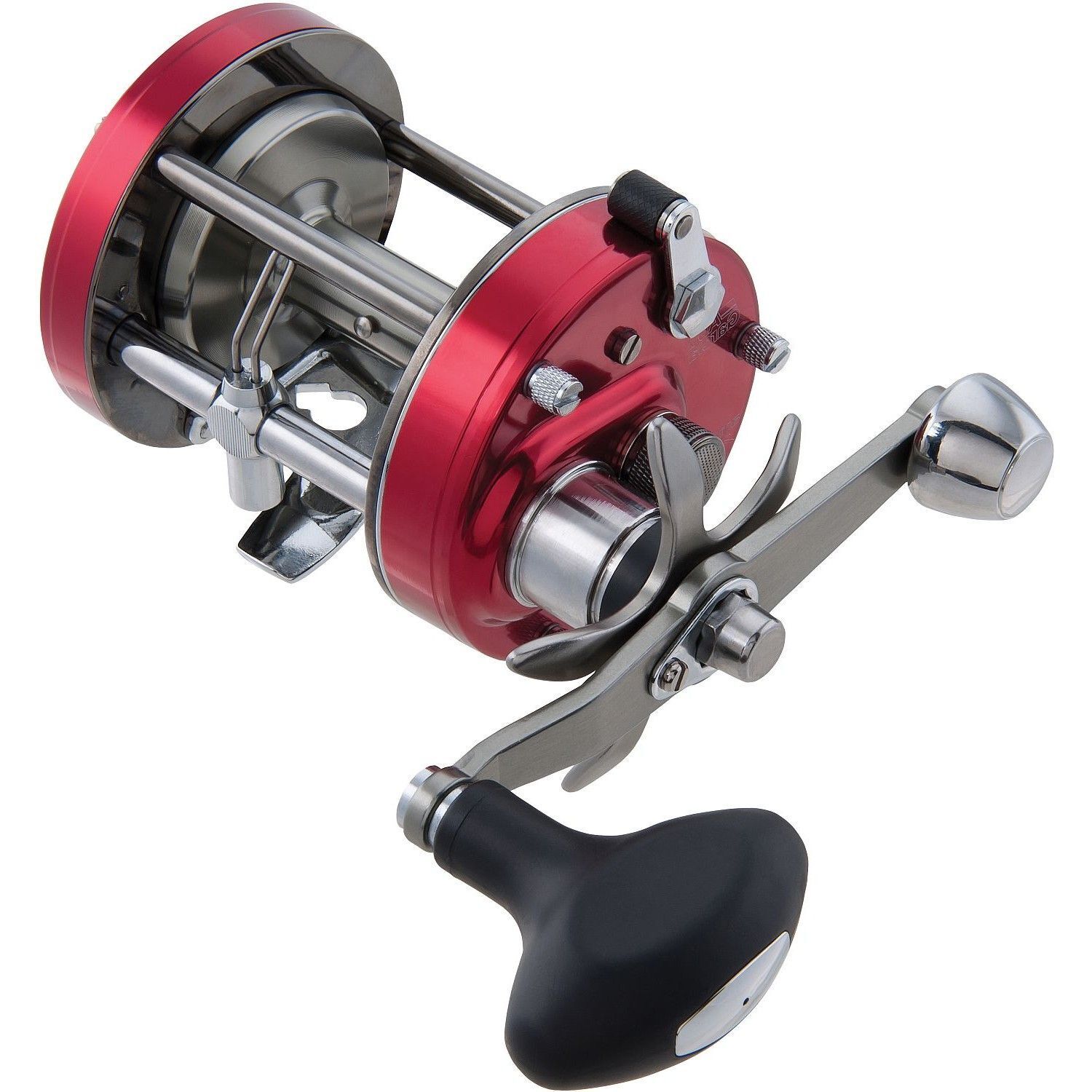 Abu Garcia~C-7001 Round~Baitcast Reel~Red~Left Hand~Star Drag~FREE