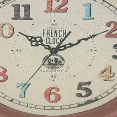 Dollhouse Miniature Round Wall Clock Colorful Resin Portable Dollhouse - Picture 2 of 12