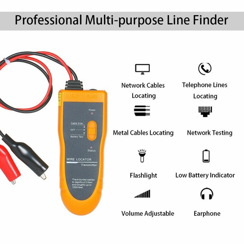 Underground Wire Locator NF-816 Cable Detection Wiring LineFinder 8vp-p - Picture 5 of 12