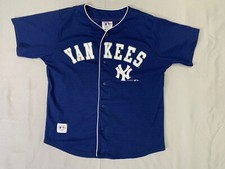 Vintage 90 s 1999 Derek Jeter 2 New York Yankees Baseball Jersey Youth XL 18