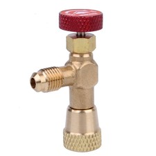 Valvola di regolazione corrente 1/4''-5/16'' R410A brass valvola di intercettazione per tubo refrigerante