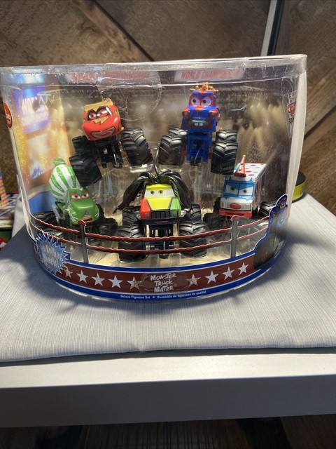 monster truck mater deluxe figure set