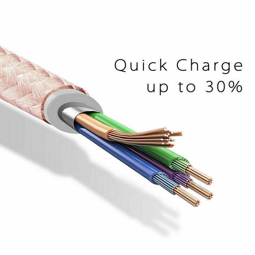 1-3M Portable USB Data Charger Charging Cable fit for iPhone Micro USB Type-C - Picture 6 of 17