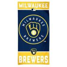 Milwaukee Brewers MLB 30" x 60" Beach Towel Wincraft
