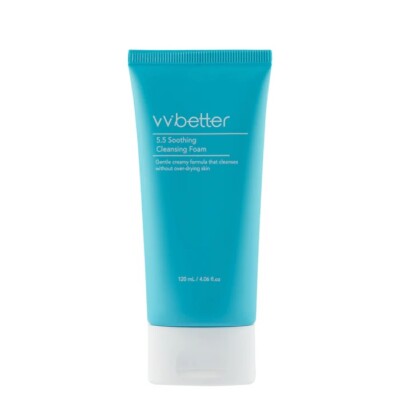 vvbetter   5,5 SOOTHING CLEANSING FOAM, 120 ml   reinigender Gesichtsschaum