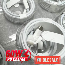 PD 60W Type C to USB-C Cable Fast Charging Cord Charger Lot For iPhone 15 16 Pro