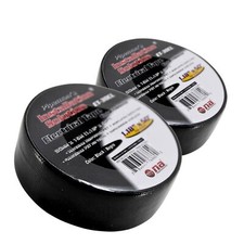 2 Rolls 1.2" x 50ft High Temp Cloth Fabric Electrical Wiring Harness Black Tape