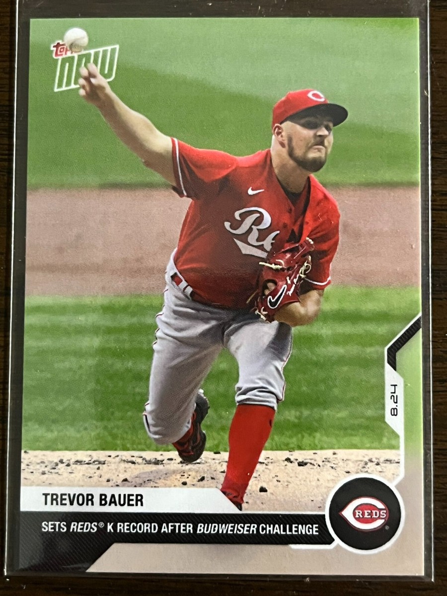 2020 Topps Now #154 Trevor Bauer Cincinnati Reds | eBay