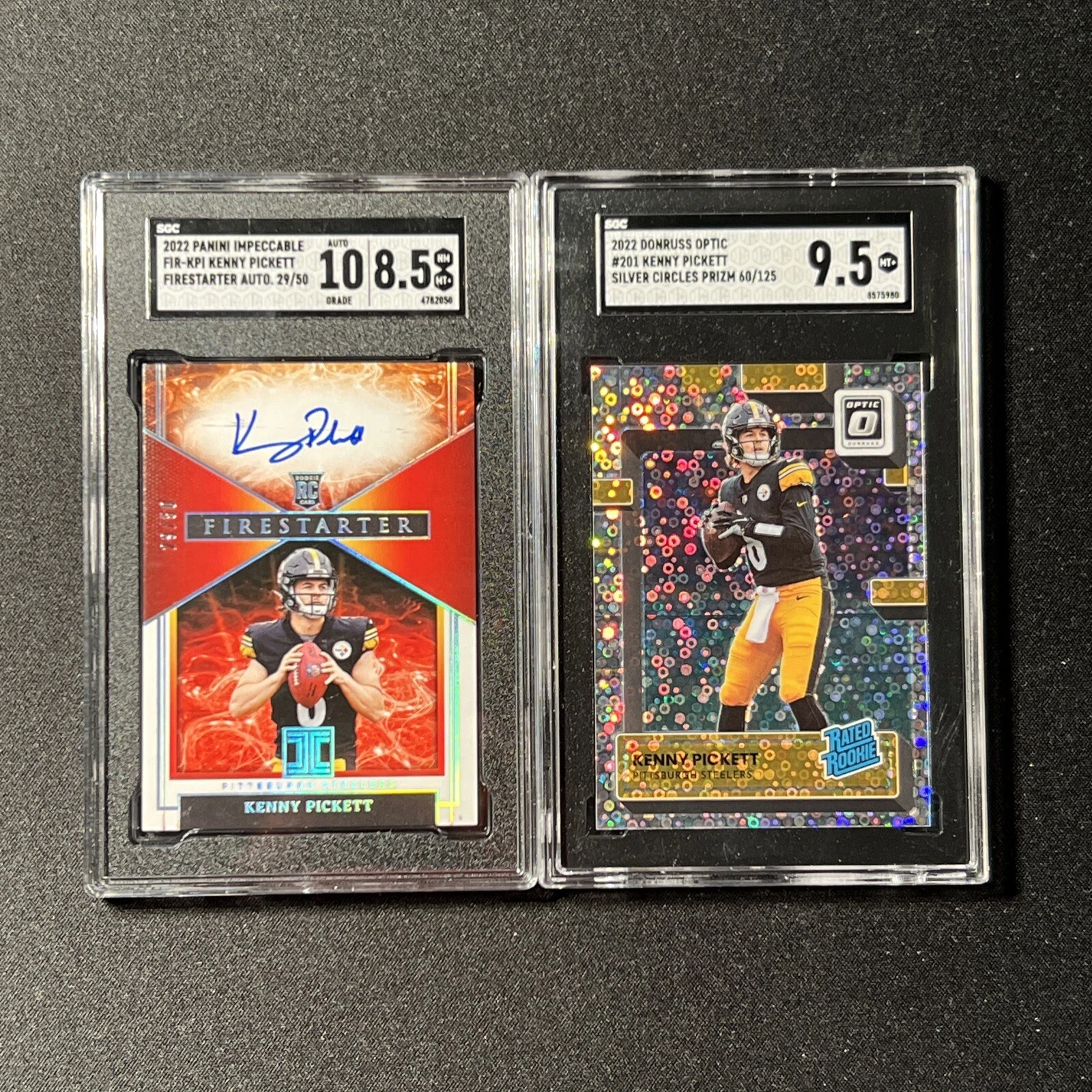 Kenny Pickett Panini Impeccable Firestarter Signatures #FIRKPI Base