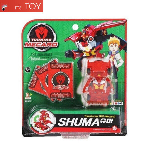 Turning Mecard SHUMA Red Ver Transformer Robot Korea Animation Car Plastic  Toy for sale online | eBay