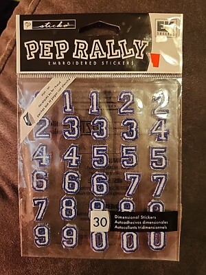 Pep Rally Embroidered  Stickers 