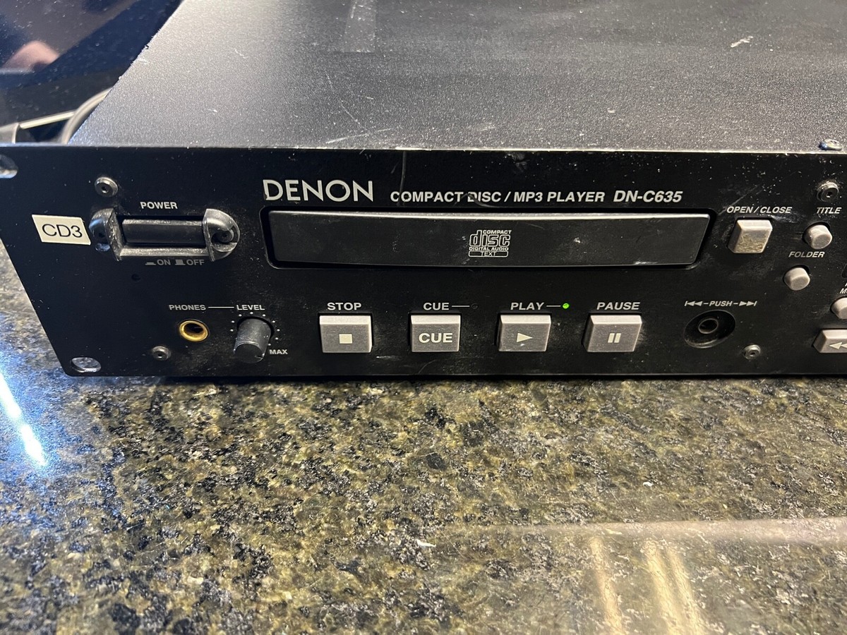 【ジャンク品】DENON DN-C635 CDプレーヤー Denon DN-C635 Compact Disc CD MP3 Player - Fair Condition-PLEASE