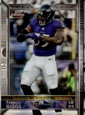 Terrell Suggs 2015 Topps Chrome #31 Pulsar Refractor Baltimore Ravens