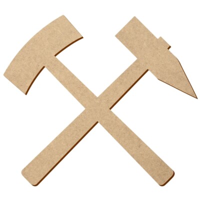 MDF Schlägel & Eisen DIN21800 - Deko Basteln 5-50cm