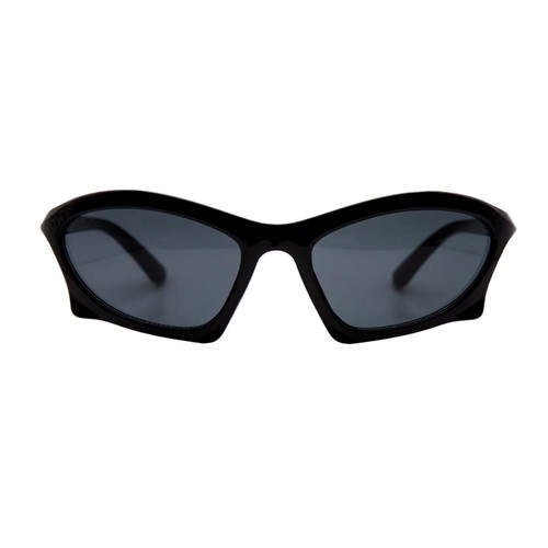 Cool Sport Trendy Wrap Around Fashion Y2K Bat Shades Rave Men Women Sunglasses - Afbeelding 4 van 7