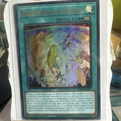 Yu-Gi-Oh! TCG Rainbow Bridge of the Heart Structure Deck Ultra Rare NM Holo