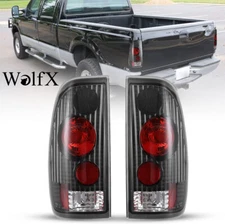 Tail Lights for 97-03 Ford F150/99-07 F250 F350 Super Duty Rear Lamp Black Clear
