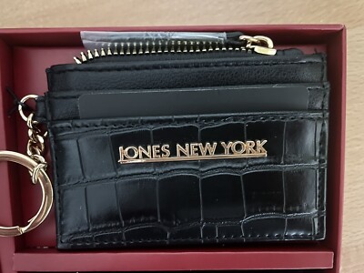 Jones New York Signature Wallet And Keychain Card Holder Set